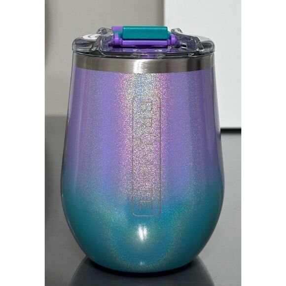 BRUMATE UNCORK'D XL 14oz WINE TUMBLER, GLITTER MERMAID - Picture 2 of 6
